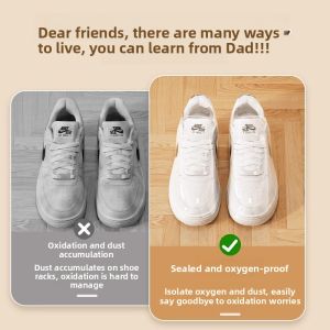 Dustproof Moistureproof Moldproof Shoe Storage Bag Heat Shrink Film Blow Dryer Available Sealed Shoe Cover Plastic Enclosure