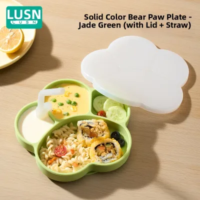 LUSN | Infant Feeding Plate Sectional Suction Silicone