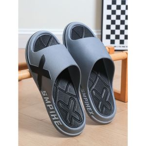 Mens Outdoor Wearable Soft Bottom Anti-wear Home Indoor Noiseless Slip-On Comfortable Cool Sandals PVC Material Summer Season