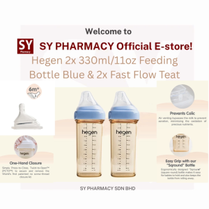 Hegen PCTO™ 330ml/11oz Feeding Bottle PPSUAUBURN with 2x Fast Flow Teats Twin Pack (6 months and Beyond)