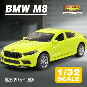 LEO 1:32 BMW M8 Diecast Model Car Alloy Cars Toys Collection Gift For Kids Boy Girl