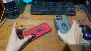 Casing HP Untuk Samsung Galaxy A23 4G Case Robot Hit Eye Whit Ring Transformer Phantom Hybrit Armor