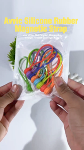 Avvic Silicone Rubber Magnetic Strap wire winder Alat Pengikat Perapi kabel