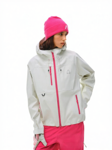 FPA | Colorblock Short Hooded Womens Jacket for Outdoor Activities