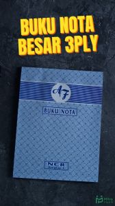Buku Nota Besar 3 Ply & Nota AF Kontan NCR Rangkap 3