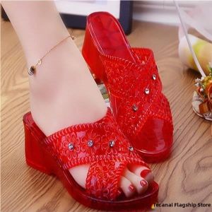 TEKANAI | Slip-resistant Transparent High-heel Sandals