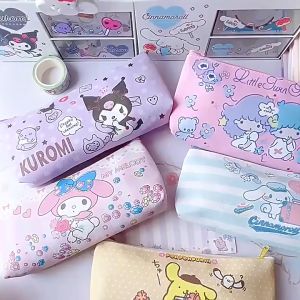 Sanrio Pencil Case Kuromi Cinnamoroll Melody Hello Kitty Cartoon Stationery storage Pencil Bag