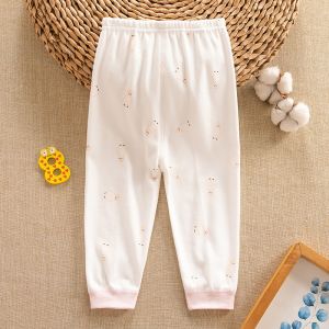 Spring and Autumn Baby Pure Cotton High Waist Dual-Purpose Belly Protection Pants Autumn and Winter Baby Bottoming Intimates Long Johns Baby Belly Protection Bellyband Long Johns