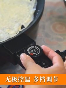 SOKANY เตาเครปไฟฟ้า 1200V กระทะสำหรับการทำครู 🍕🍕🚚🚚 - สินค้าพร้อมส่ง