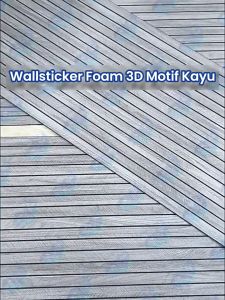 Paus Biru - PREMIUM Wall Panel PVC+foam WoodPanel Dinding 3D PVC+foam Wpc Panel Terlengkap 30x30cm/30*60cm Dekorasi Dinding Kamar Studio & TV Stiker Dinding Berperekat Praktis A65