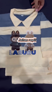 SETELAN LABUBU LILAC KARGO SALUR ANAK USIA 1-12 TAHUN / ONE SET BAJU SALUR ANAK / BAJU ANAK PEREMPUAN TERBARU / SETELAN ANAK SWEATER CELANA KARGO