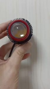 Lampu Motor LED 20W Universal - Tahan Air Warna Ganda Putih Kuning