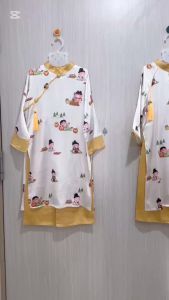 Áo Dài Tết Trẻ Em Ivy Áo Dài Bé Họa Tiết In 3D Tinh Tế Tỉ Mỉ Chất Lụa Cao Cấp Dịu Nhẹ Cực Xinh