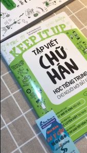 Sách Keep It Up Tập Viết Chữ Hán Học Tiếng Trung Cho Người Mới Bắt Đầu (MEGABOOK) - Newshop