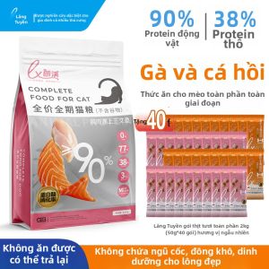 Thức Ăn Cho Mèo Cấp Cứu Toàn Giai Đoạn Thịt Gà & Cá Hồi 10kg