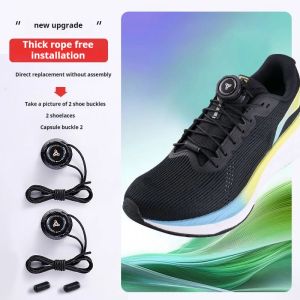 Automatic Shoelaces Without ties Thick Rope Tennis Sneakers Shoelace Install simple Swivel Buckle Laces Shoe Accessories
