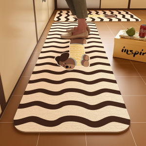 Thảm Nhà Bếp Hoạt Hình VIKAMA Thảm Nhà Bếp Hoạt Hình Thấm Nước Dễ Dàng Làm Sạch Dải Dài Chống Trượt Cho Nhà Hàng Phòng Giặt Đồ Trang Trí Nhà Cửa