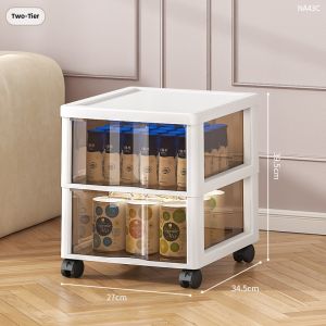 JIAJIESHI | Drawer-style Multi-layer Movable Organizer Trolley