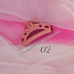 JEDAI DOFF CH*NEL GAYA KOREA / JEPIT RAMBUT CHA*NEL 7CM / JEPIT SALON RANTAI DOVE / HAIR CLIP DOFF / JDD2817