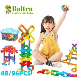 Baltra 48/96PCS Pipeline Building Blocks: A Fun Educational Toy for Kids