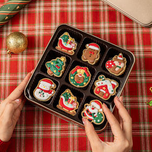MEIDI | Christmas Frosted Cookie Gift Box Tin