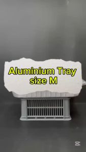 Aluminium Foil Tray Size M Baking Buffet Catering Food Tray and Lid Partyware Aluminium Foil 10PCS