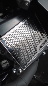 ARM Radiator Cover For Nmax Aerox v1/v2/v3 Premium 304 Stainless Steel CNC laser-cut With Free Keychain And Sticker
