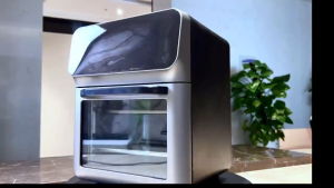 KONKA Smart LCD Touchscreen Air Fryer 16L Large Capacity Multifunctional Household SmokelessElectric Fryer Fully Automatic New French Fries Machine Support Timer Temperature Control Smart roasted french fries fried chicken