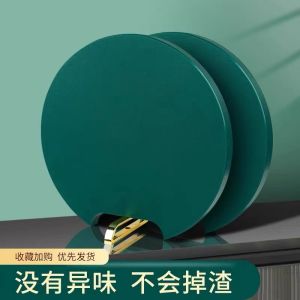 Double-Sided Stainless Steel Antibacterial Anti-Mold Cutting Board Food Grade PE Kitchen Home Use round Adhesive Board