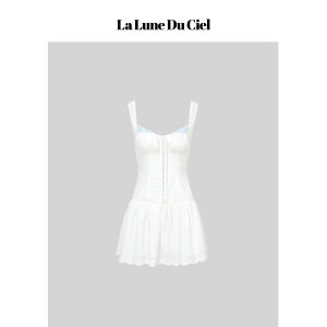 La lune Du ciel | Đầm Dây Mùa Hè Phong Cách Pháp Chế Tạo Bằng Tay Garden Charm