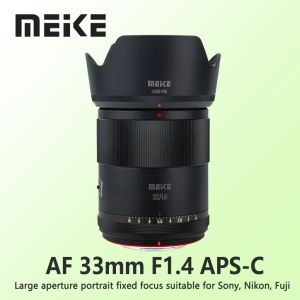 Meike 33mm F1.4 APS-C Large Aperture Autofocus Photography Camera Lens For Nikon Z Sony E Fuji X Mirrorless Cameras
