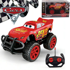 Disney | NEW 2026 Disney Pixar Cars Electric Toy Car Lightning McQueen Channel 4 off-road Remote Control Car Model Boy Birthday Gift Toy