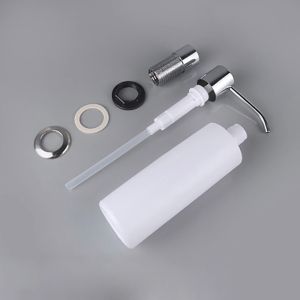 Bình đựng xà bông rửa chén dung tích 300ML bằng hợp Bình xà bông gắn vào chậu rửa đựng-HAUSE