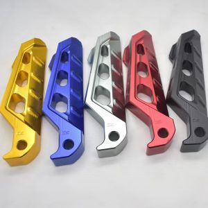 Universal Motorcycle CNC Aluminum Alloy Foot Pedals For Yamaha Nmax Xmax Tmax R1 R3 MTO3 NVX155 Aerox Series Scooter Foot Rests