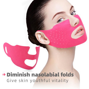 V Shape Face Mask Firming Lifting Mask Slimming Bandage Mask Remove Nasolabial Folds Hydrating Moisturizing Anti-Wrinkle Patch