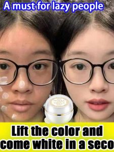 懒人素颜霜美白遮瑕 foundation full coverage cushion foundation primer makeup 遮瑕膏 bb cream make up primer foundation waterproof Concealer Natural non-fake white lasting nude makeup moisturizing hydration students do not need to remove makeup 30g