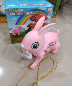 Mainan Rabbit Kelinci musik dan berjalan