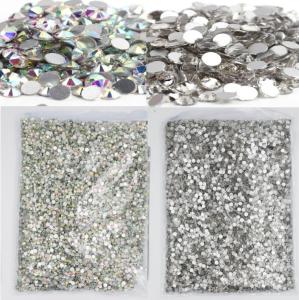 Bulk Bag Wholesale Crystal AB/Clear Color Ss3-ss50 Non Hot Fix Rhinestones FlatBack Nail Art Rhinestones Garment Decorations