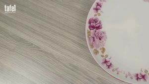 Piring Makan Ceper Pink Rossie 27cm isi 1