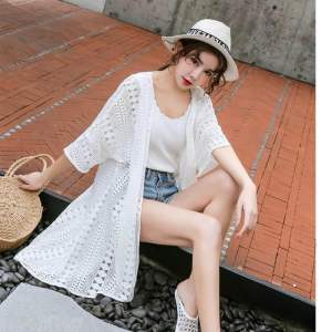 Laora lace cover up outer wanita TM 07100 model elegan dan simpel cantik