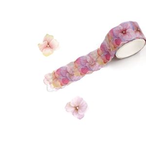 (200pcs)Washi Flower Sticker Tape Motif Tetesan Salju Snow Snowflakes Flakes Winter