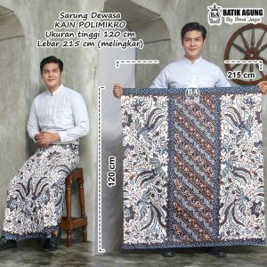 Sarung batik motif kekinian terbaru - Sarung batik ukuran dewasa - Sarung batik Gus Iqdam series - Sarung batik Pekalongan