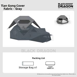 BLACK DRAGON | Camping Inflatable Spherical Tent