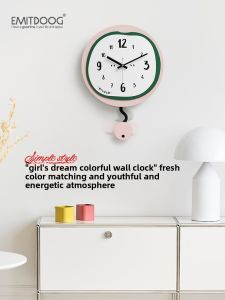 EMITDOOG | Modern Minimalist Creative Swing Wall Clock