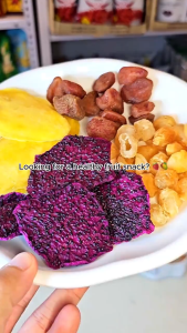 Nanafruit Premium Thai Dehydrated Fruits (Dragonfruit/ Strawberries/ Mango/ Longan)
