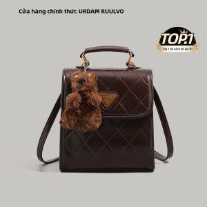 URCDN RDALVO | Balo Nữ Mini Hình Caro Phong Cách Retro