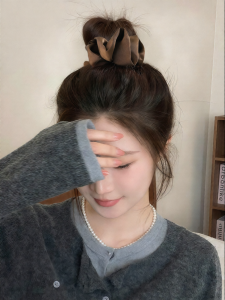 TFY | Luxury Satin Hair Clamp Volume-Enhancing Low Bun Ponytail Clip