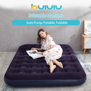 HULULU Air bed with automatic pump Air bed for camping tent Foldable portableSingle/Double/King/QueenSize