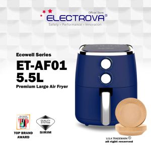 Electrova 5.5L Air Fryer Premium New Ecowell Series (Large)
