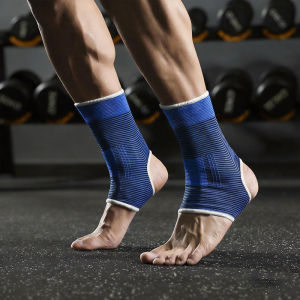 Knitting Ankle Brace Breathable Ankle Support Sleeve Sport Ankle Immobilizer Foot Tendon for Fitness Running Basketball Cycling